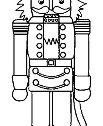 346x425 Christmas Coloring Pages Nutcrackers Printable Nutcracker Coloring