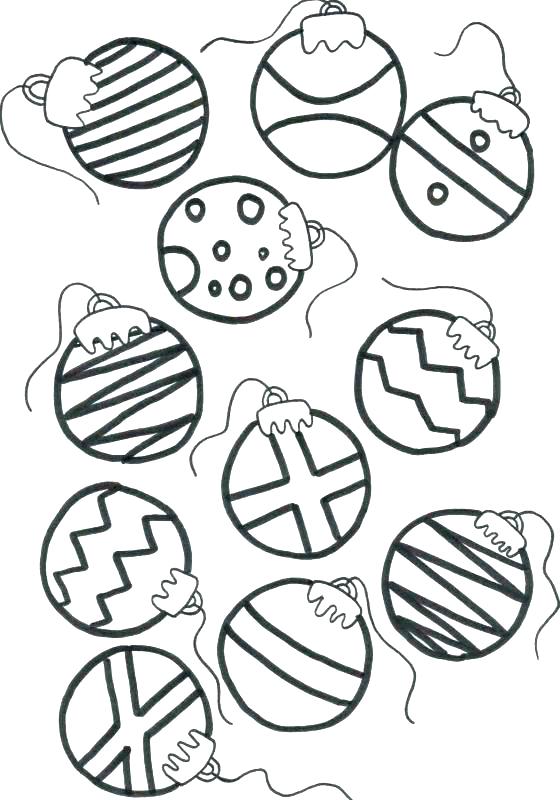 560x800 Christmas Ornaments Coloring Pages 5 Ornament Coloring Pages Free