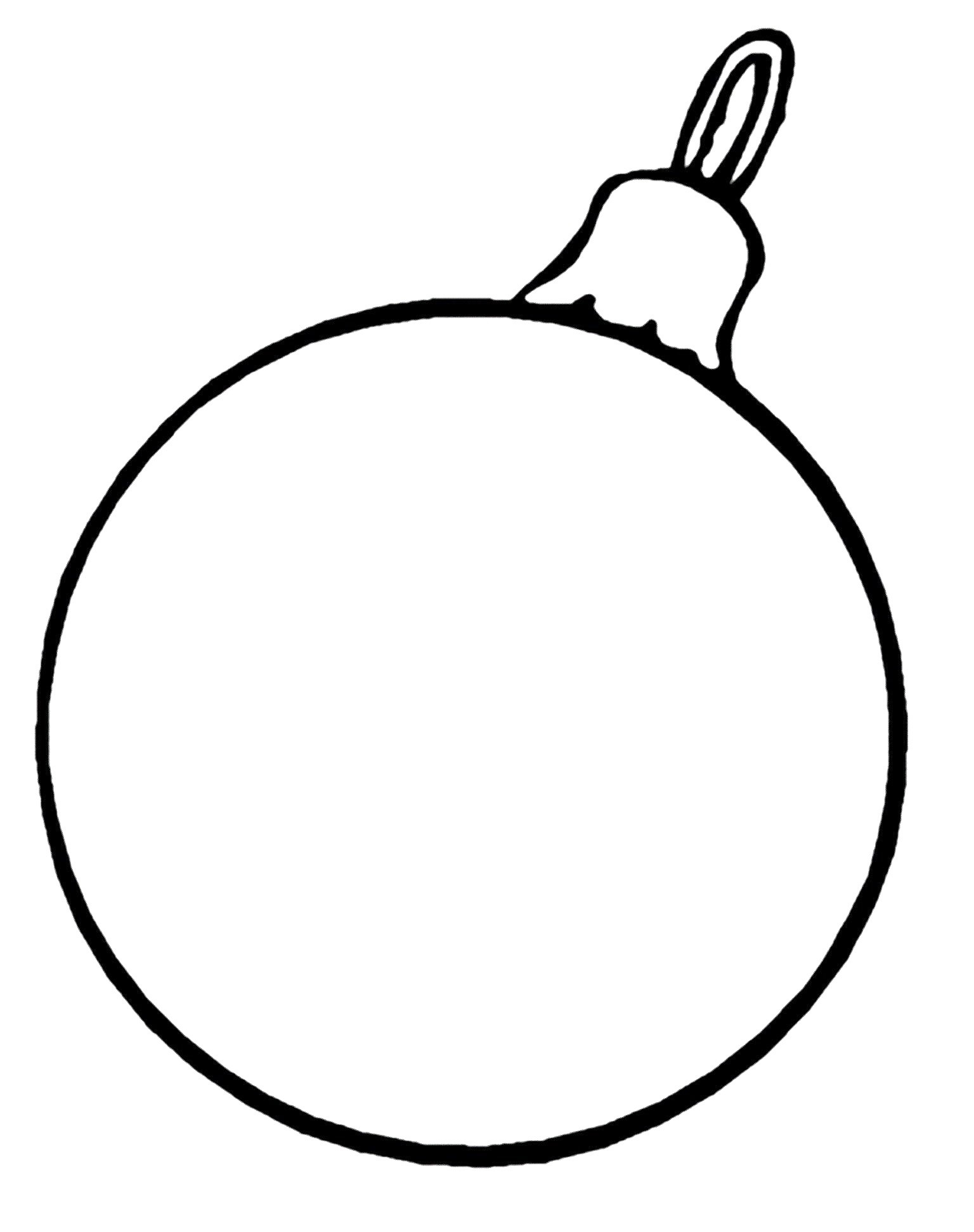 1536x1944 Christmas Ornament Coloring Page Free Printable Pages Inside