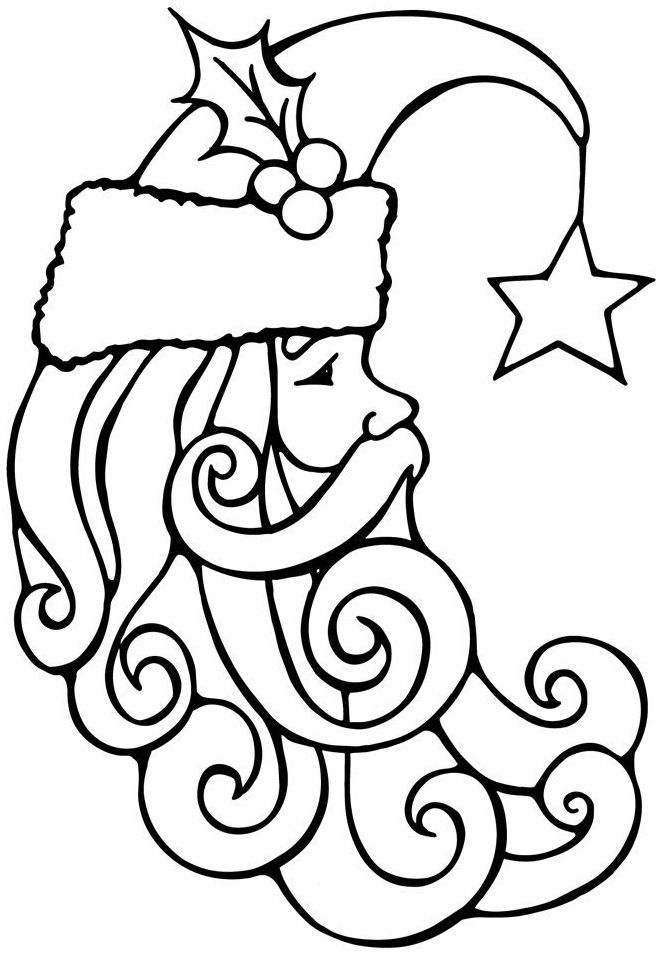 664x957 Christmas Decorations To Colour