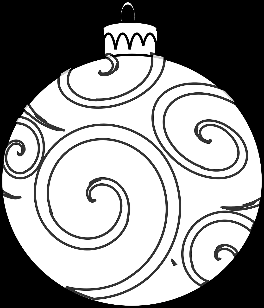 1098x1280 Cool Christmas Bells Coloring Page And Pages Itgod Me In Ornaments