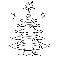 230x230 Top 10 Free Printable Christmas Ornament Coloring Pages Online