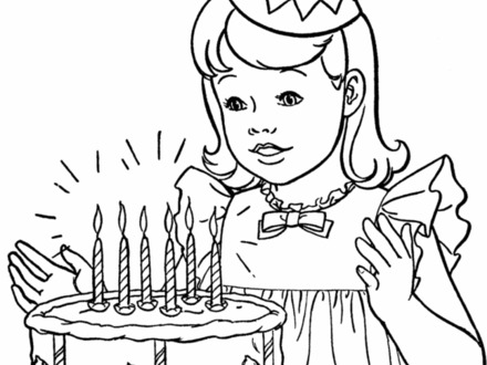440x330 41 Coloring Pages Party, Birthday Party Coloring Pages