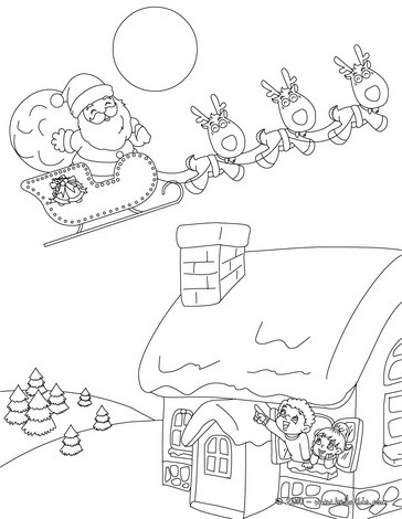 364x470 Xmas Party Time Coloring Pages