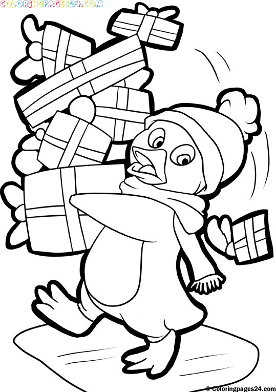 539x765 Christmas Penguin Coloring Pages 0746c2a9ad6d7cf6d450332e282df7d5