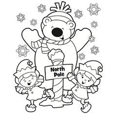 236x236 Polar Bear Christmas Coloring Pages Festival Collections