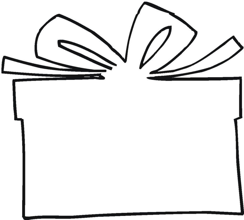 1024x921 Present Coloring Page Christmas Presents Pages Adult And Best Gift