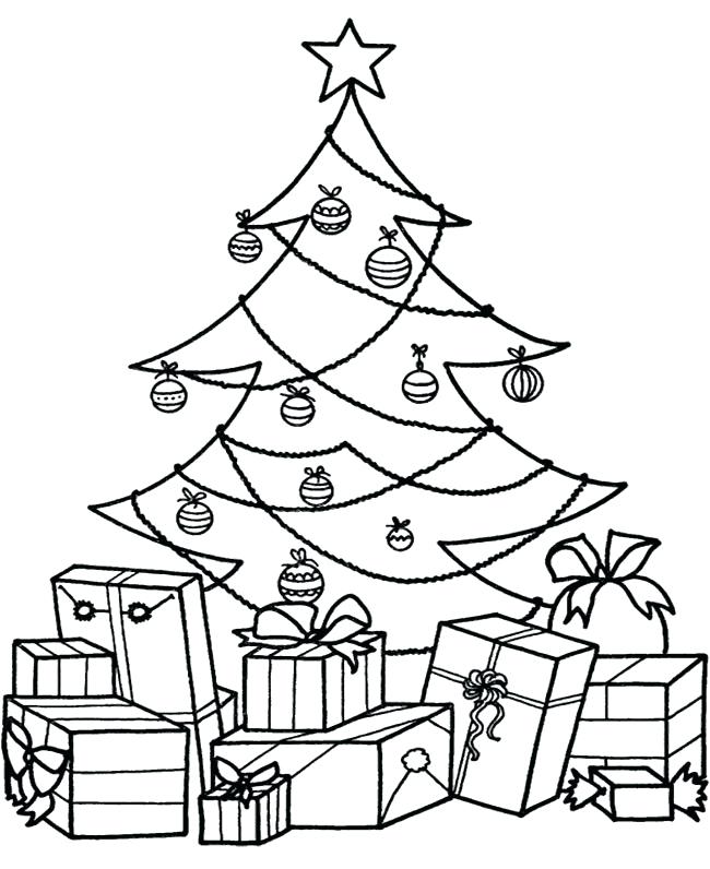 650x796 Christmas Present Coloring Pages Tree Coloring Pages Presents