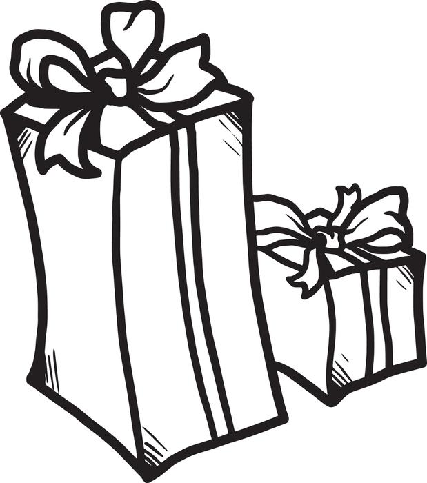 619x700 Free Printable Christmas Presents Coloring Page For Kids Kids