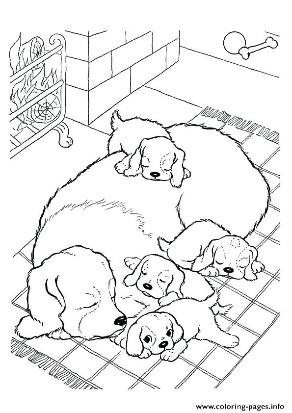 595x842 Christmas Puppy Coloring Pages Free Puppy Coloring Pages Baby