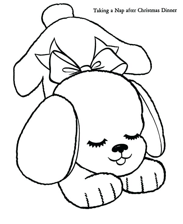 600x734 Puppy Coloring Pages For Free Free Coloring Pages Of Puppy Free