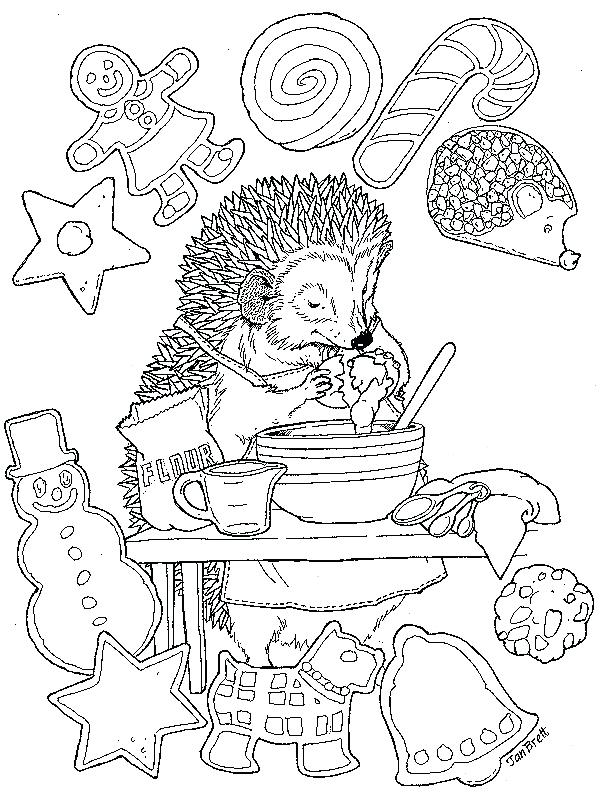 602x808 Jan Brett Coloring Pages Coloring Pages Cookies Free Jan Brett