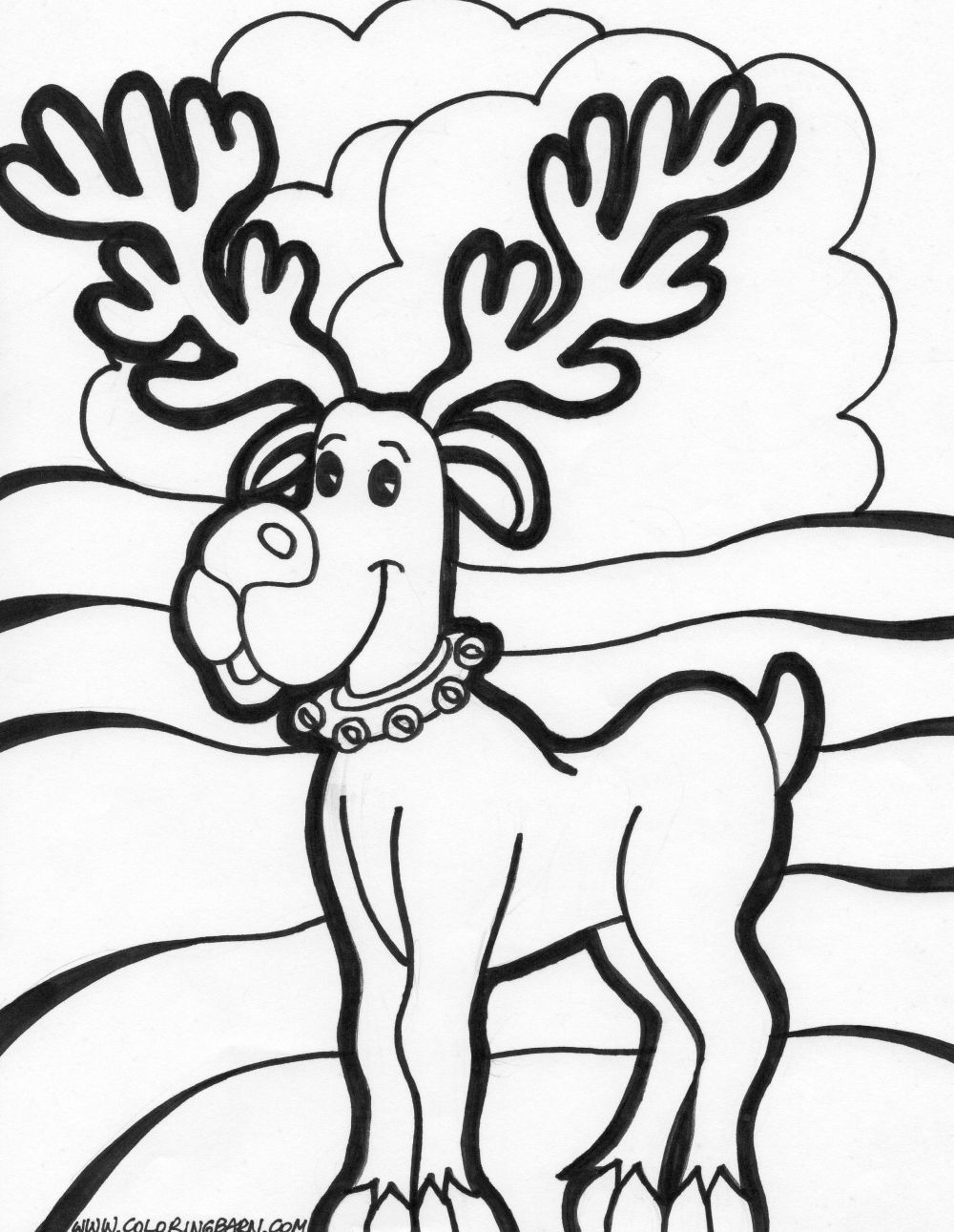 1000x1291 Merry Christmas Coloring Pages 13 Christmas Reindeer Coloring