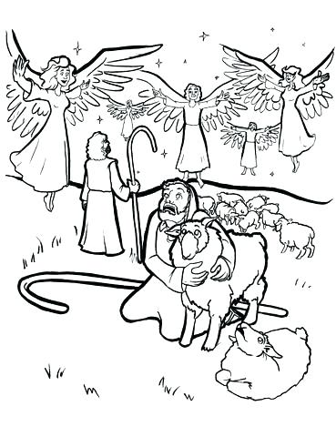 369x480 Shepherd Coloring Page Is The Good Shepherd Bible Coloring Page