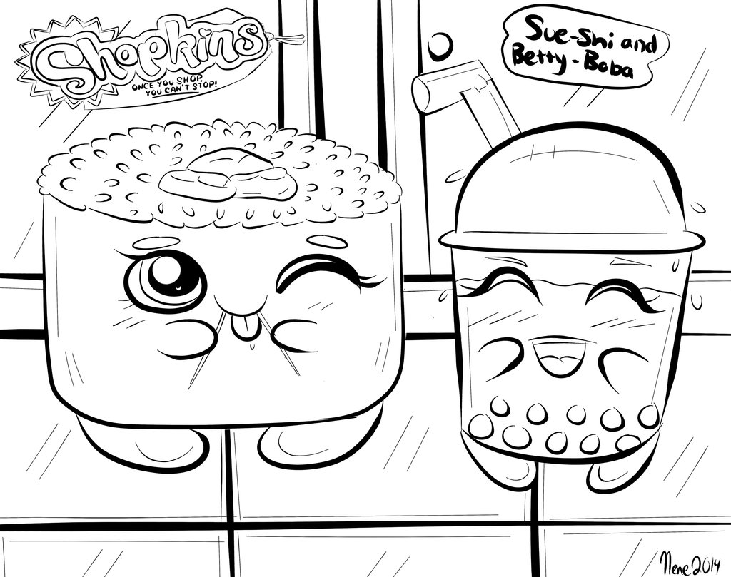 1024x809 Shopkins Coloring Pages