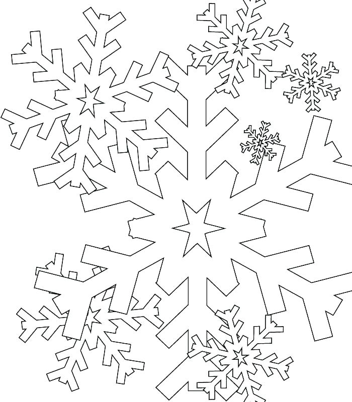 700x800 Some Types Of Simple Snowflake Coloring Page Snowflake Coloring