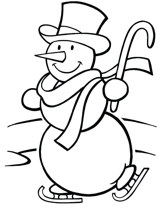 626x800 Snow Man Coloring Page S S Snowman Coloring Pages