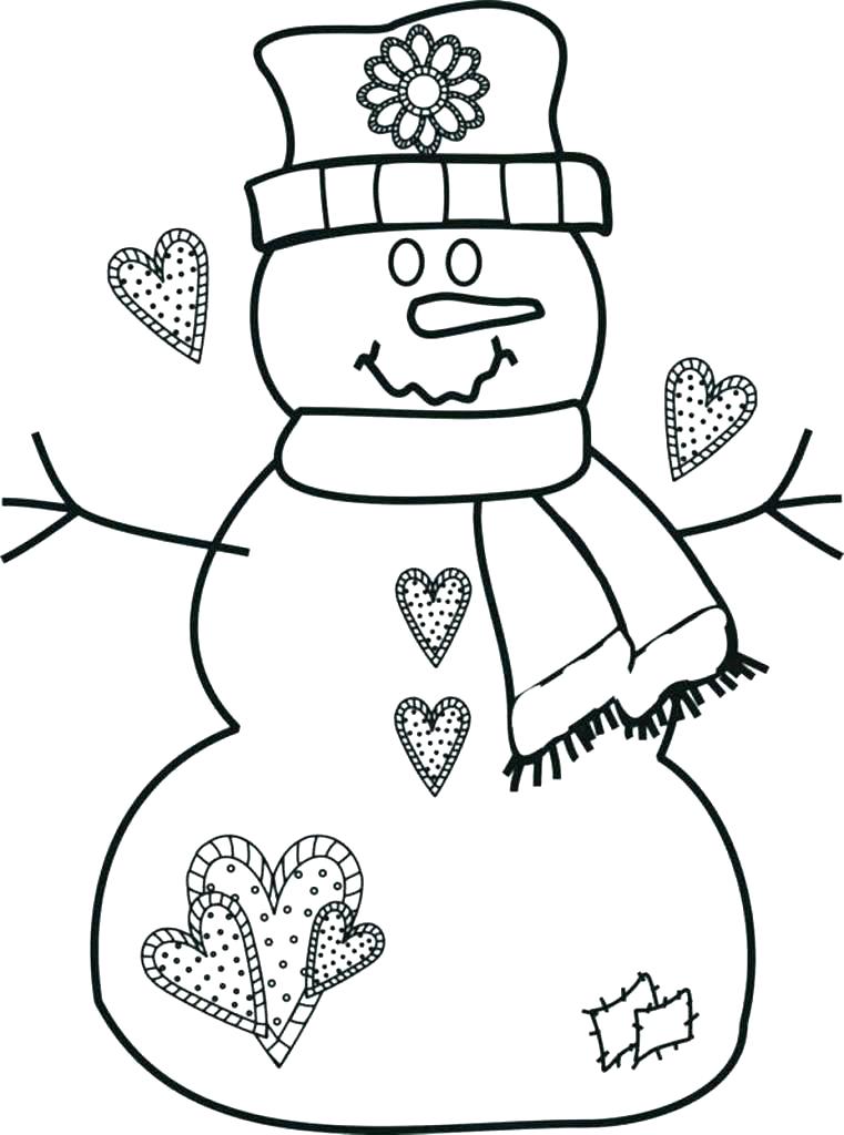 761x1024 Snowman Coloring Pages Printable Frosty Coloring Pages Free