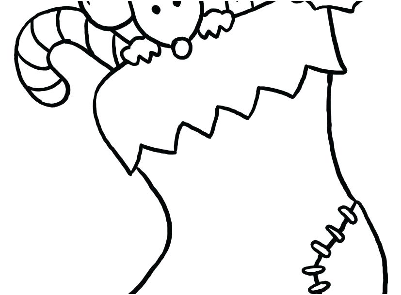 827x609 Christmas Socks Coloring