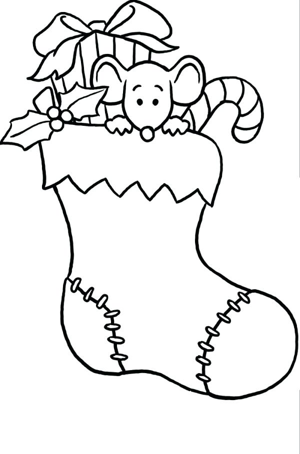 600x909 Christmas Socks Coloring Pages Christmas Socks Colouring Pages