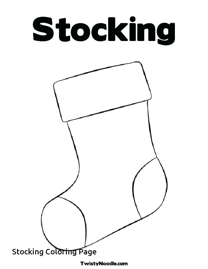 685x886 Christmas Socks Coloring Pages Sock Coloring Page Sock Coloring