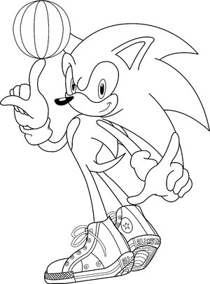 300x406 Sonic Coloring Pages 2018 Z31 Coloring Page