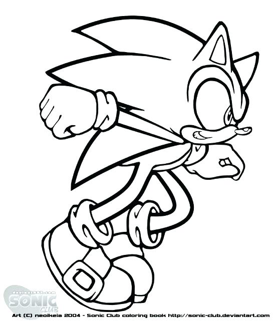 555x645 Sonic The Hedgehog Coloring Pictures Sonic The Hedgehog Coloring