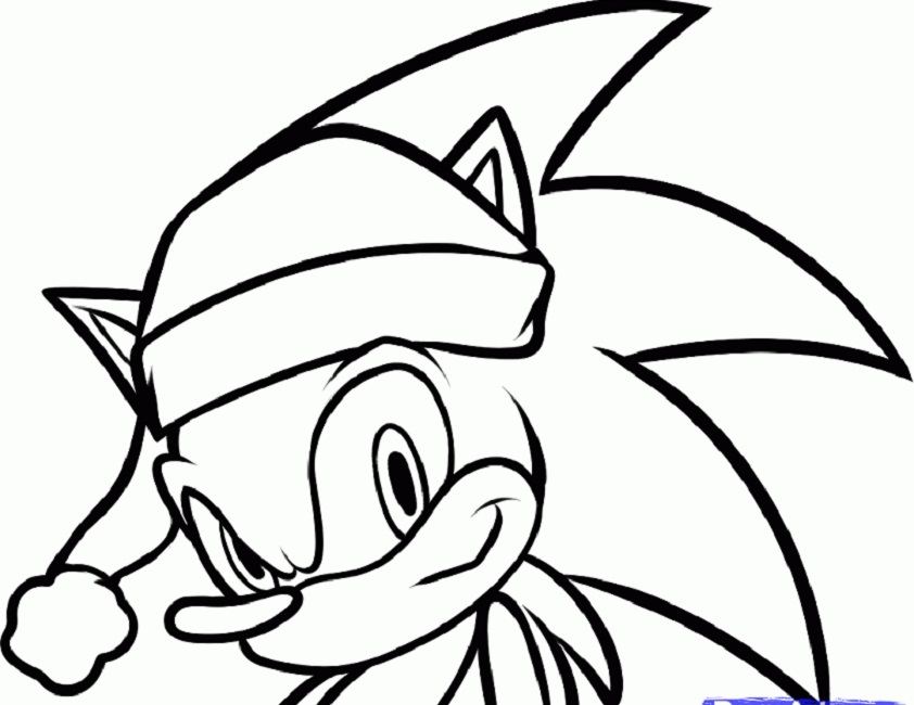 842x650 Sonic Christmas Coloring Pages Sonic Christmas Coloring Pages