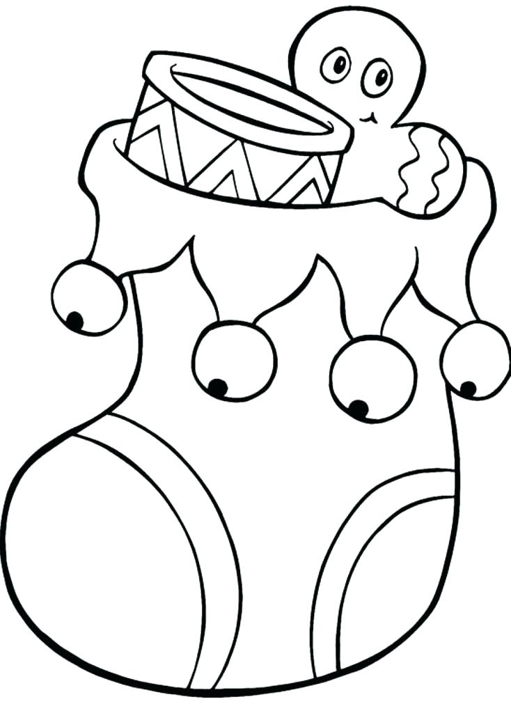 734x1024 Stocking Coloring Pages Stocking Coloring Free Coloring Pages