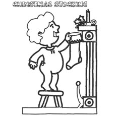 230x230 Top 25 Free Printable Christmas Stocking Coloring Pages Online