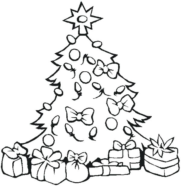 600x615 Coloring Pages Of Christmas Stuff Decorations Coloring Page Free