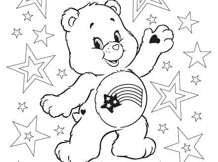 440x327 Christmas Teddy Bear Coloring Pages Free Warm Winter Wishes Care