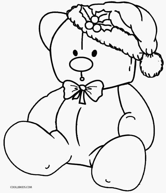 560x650 Printable Teddy Bear Coloring Pages For Kids Cool2bkids
