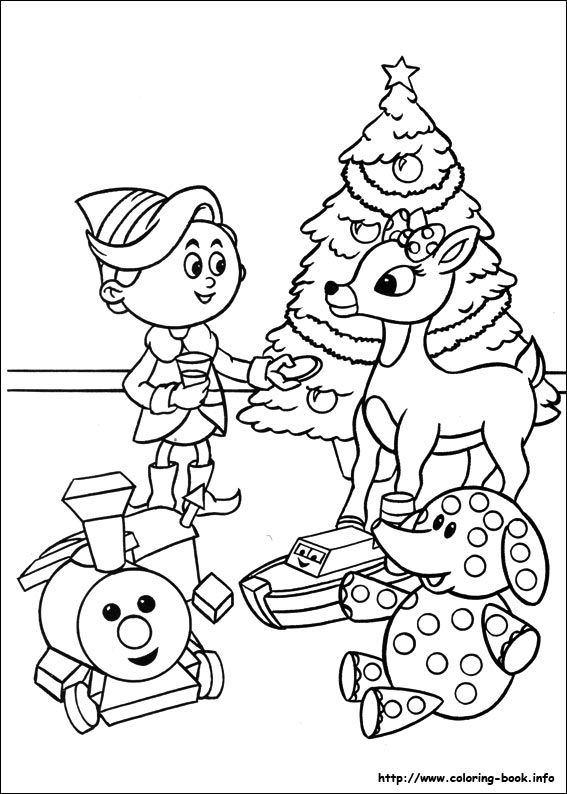 Christmas Toys Coloring Pages