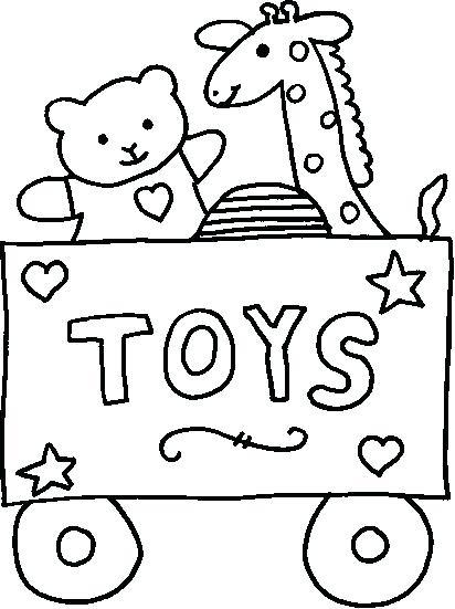 412x551 Christmas Toys Coloring Sheets Island Of Misfit Pages Best