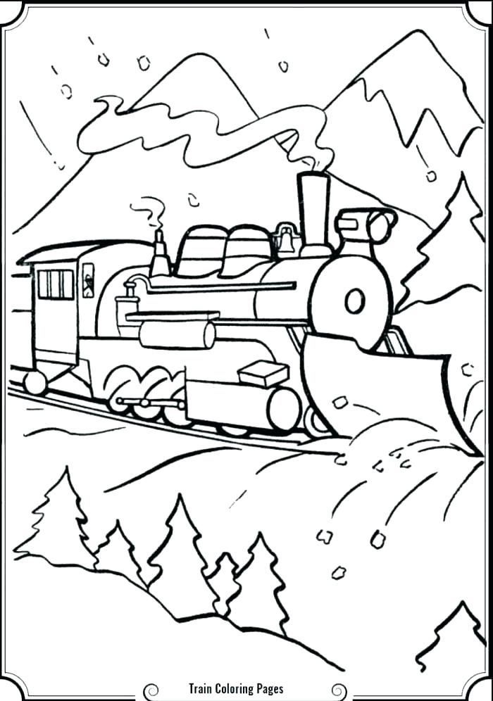 700x996 Christmas Train Coloring Pages The Train Coloring Pages For Thomas