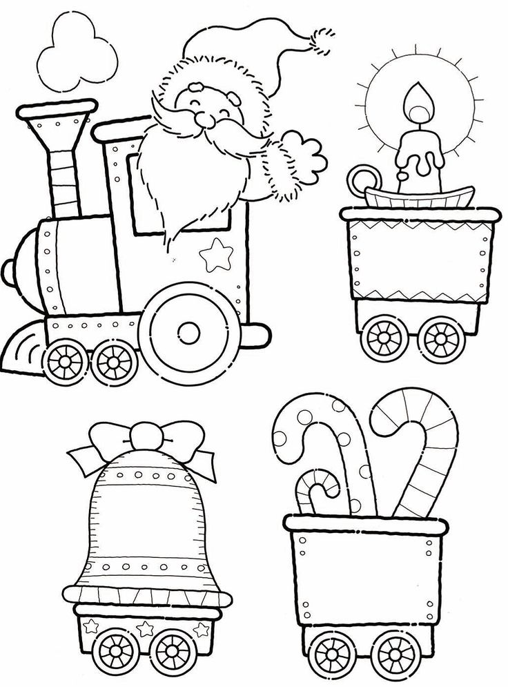 736x995 Christmas Coloring Pages To Print Trains Best 25 Christmas Train