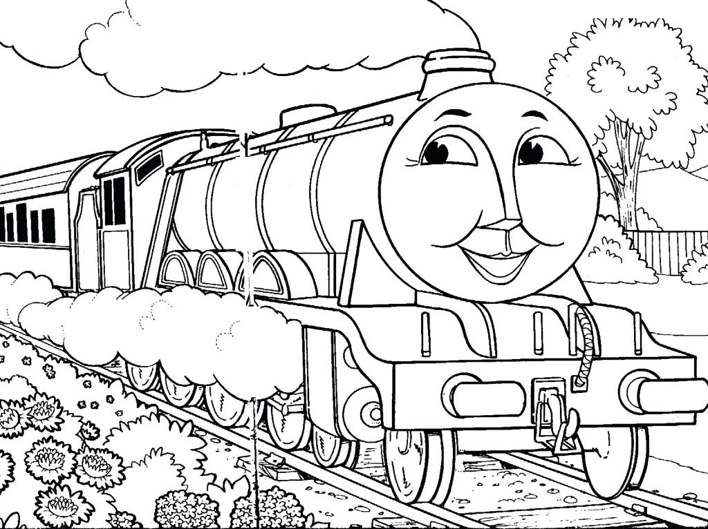 1024x766 Best And Free Printable Train Coloring Pages Best And Free