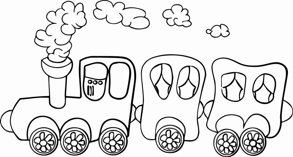 960x514 Train Coloring Pages Pictures High Thomas The Printable Tank