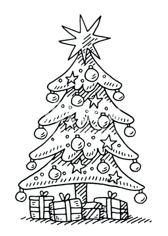571x800 Christmas Tree Coloring Pages Online S S Free Online Christmas