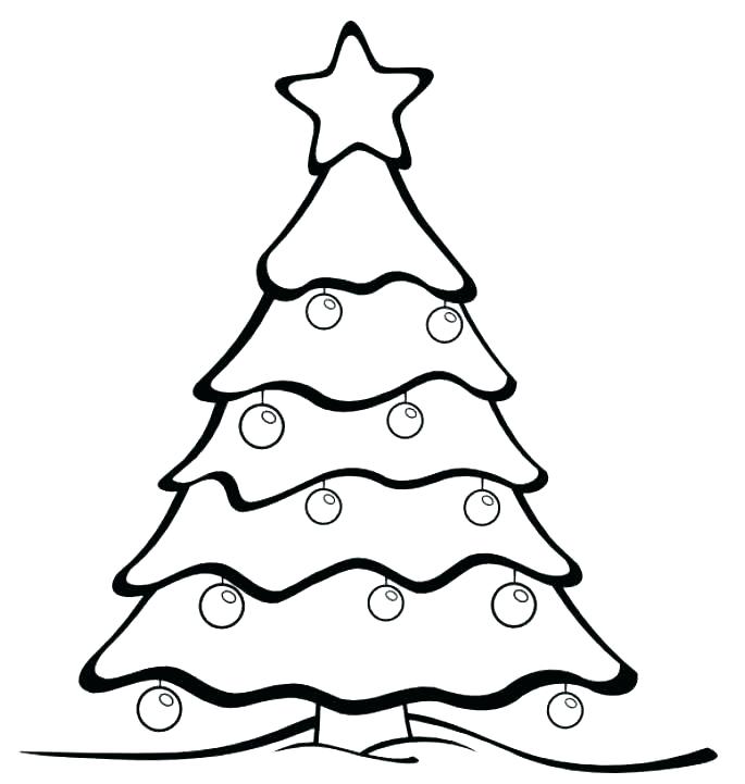 685x721 Christmas Tree Coloring Pages Printable Tree Coloring Pages Giant