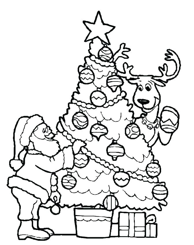 672x848 Christmas Tree Coloring Pages Tree Coloring Page S S Tree Coloring