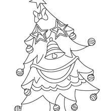 Christmas Tree Lights Coloring Pages