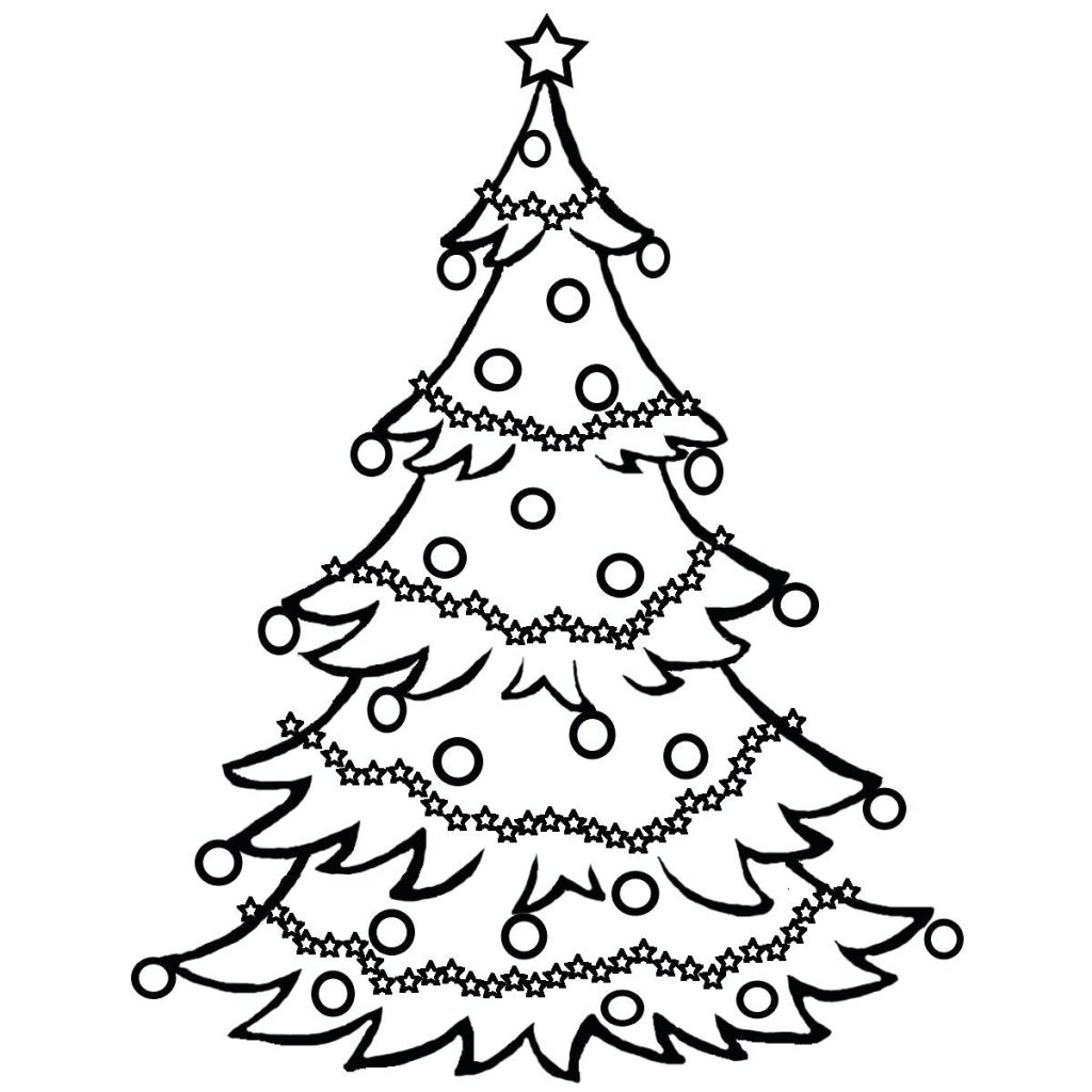 1024x1024 Coloring Page ~ Christmas Lights Coloring Pages Page Fun Tree