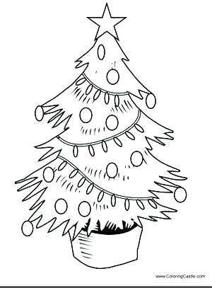 300x407 Christmas Tree Coloring Pages Free S S Free Christmas Tree
