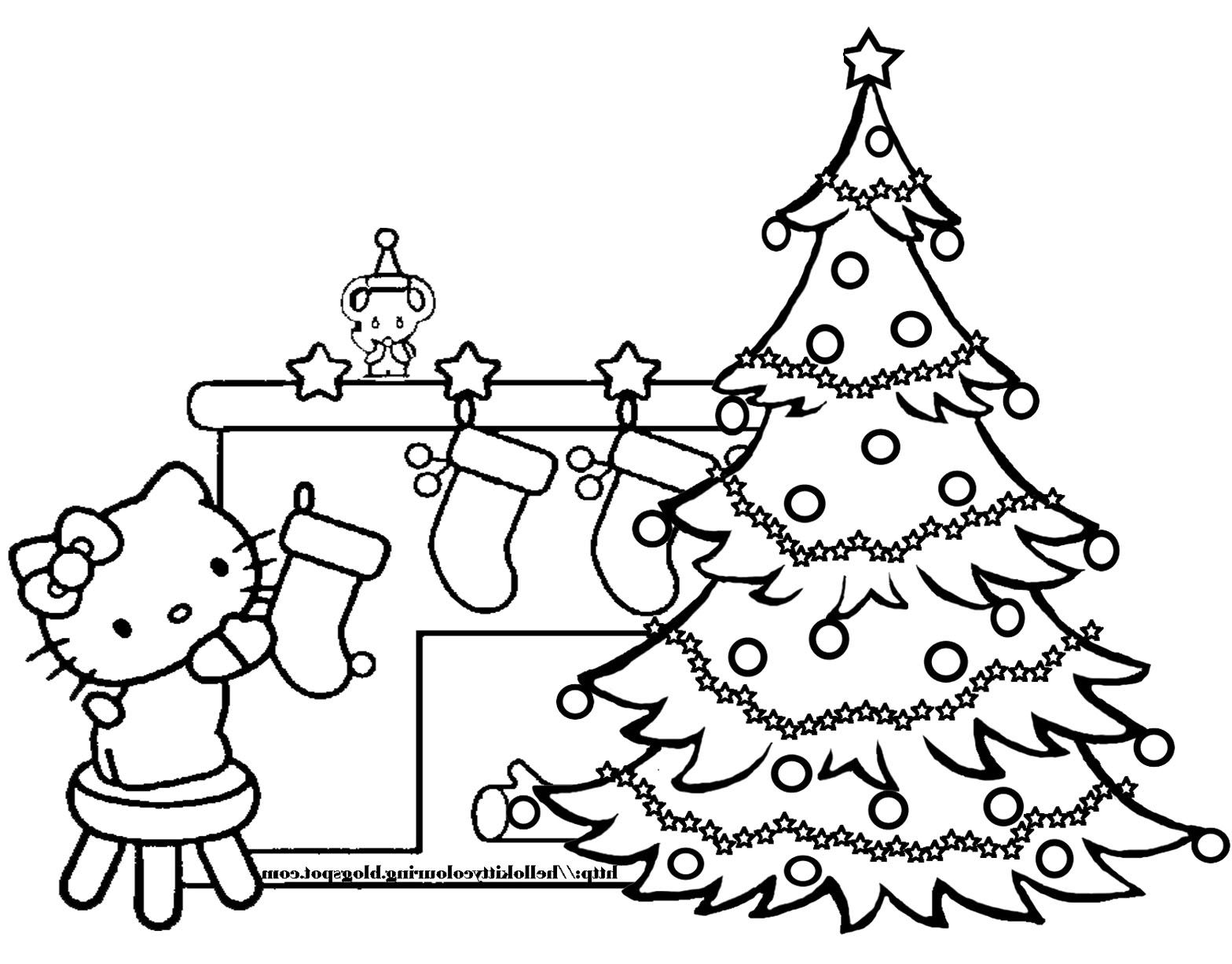 1568x1227 Christmas Tree With Presents Coloring Pages Art Party