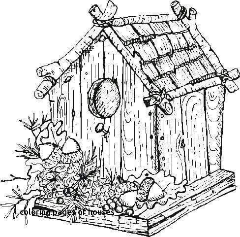 488x481 Christmas Village Coloring Page Printable Coloring Pages