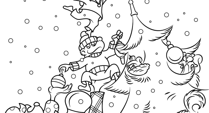 728x393 Christmas Village Coloring Sheets Christmas Village Coloring Page