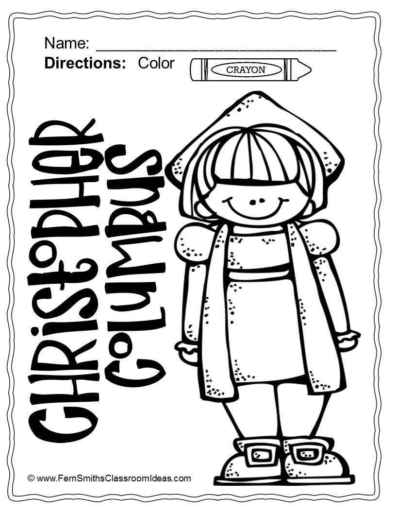 816x1056 Columbus Day Coloring Pages Dollar Deal Octubre,