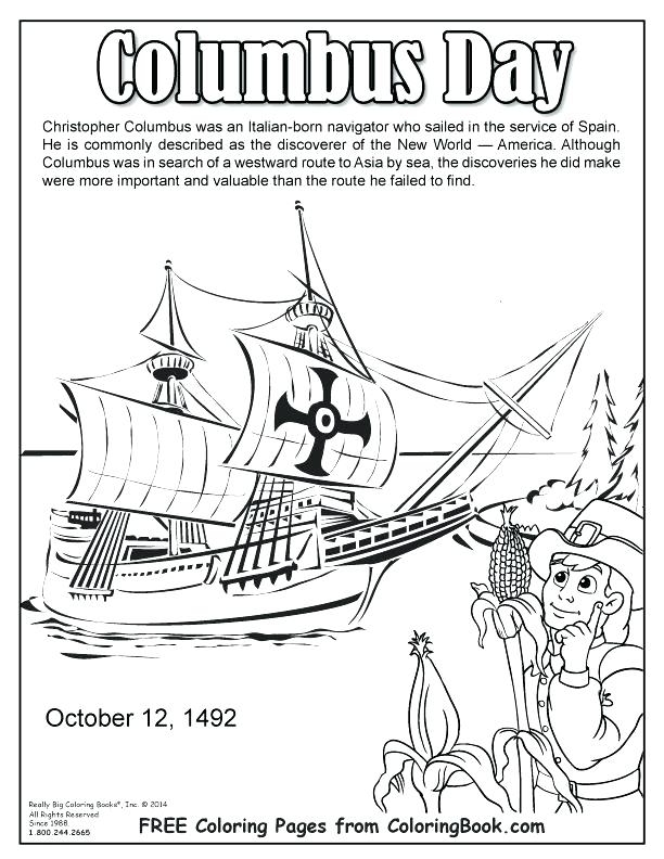 612x792 Christopher Columbus Coloring Page Coloring Lovely Coloring Pages